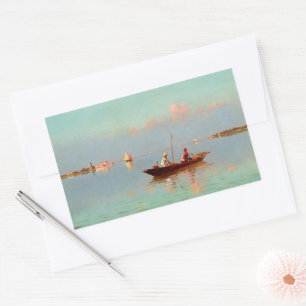 Venice, in the Lagoon Rectangular Sticker