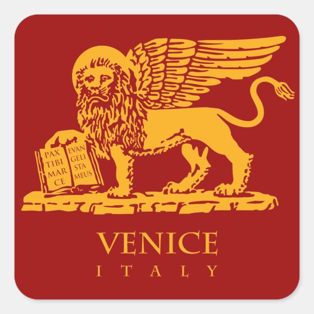 Venice (IT) - The Coat of Arms Square Sticker (Front)