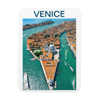 Venice, Italy, aerial drone view Magnet