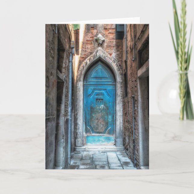 Venice, Italy-Blank Photo Greeting Card (Front)