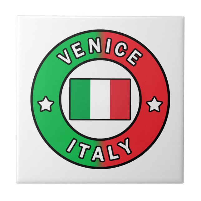 Venice Italy Ceramic Tile (Front)