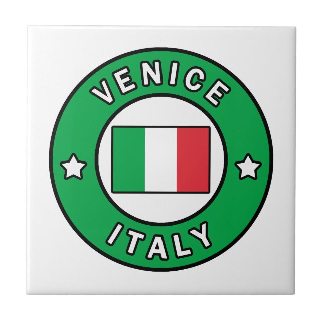 Venice Italy Ceramic Tile (Front)