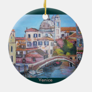 Venice, Italy - Circle Ornament