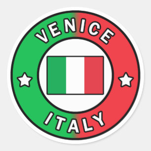 Venice Italy Classic Round Sticker