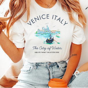 Venice Italy Custom Family Vacation T-Shirt