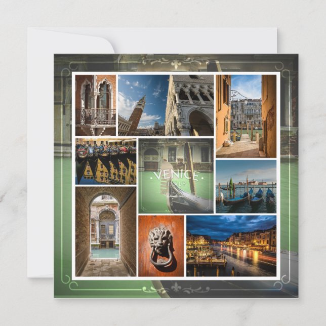 Venice, Italy, Europe  Postcard Card (Front)