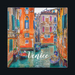 Venice Italy Europe Travel Italia Magnet<br><div class="desc">A simple picture of Venice,  Italy and a custom text.</div>