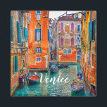 Venice Italy Europe Travel Italia Magnet<br><div class="desc">A simple picture of Venice,  Italy and a custom text.</div>