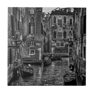 Venice italy gondola boat canal ceramic tile