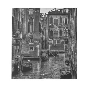 Venice italy gondola boat canal notepad