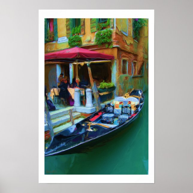 Venice Italy Gondola Poster (Front)
