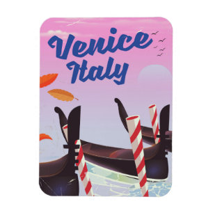 Venice Italy Gondola vacation print. Magnet