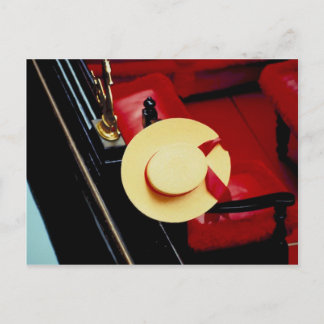 Venice Italy Gondoliers Hat ~ Italian Romance Postcard