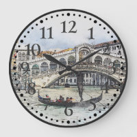 Venice, Italy, Grand Canal, Europe Art Wall Clock