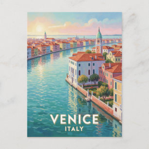 Venice Italy Grand Canal Travel Scene 🚤 Postcard