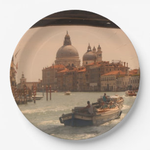 Venice Italy Grand Canal Vintage Paper Plate