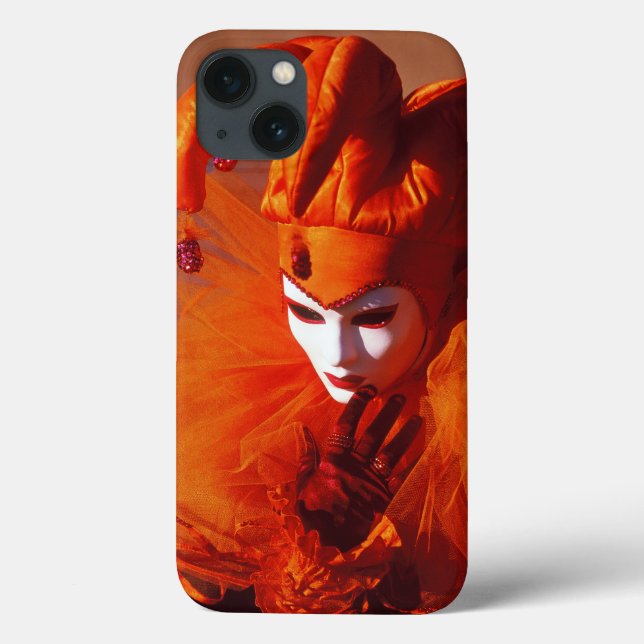 Venice, Italy (IT) - Orange Carnival Costume Case-Mate iPhone Case (Back)