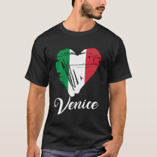 Venice Italy Love Heart Proud Italian Holiday T-Shirt