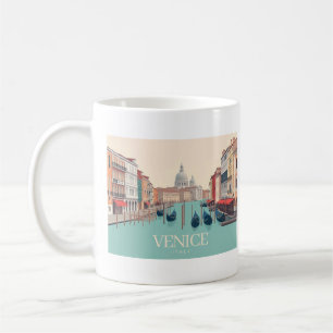 Venice Italy Pastel Travel Design Coffee Mug