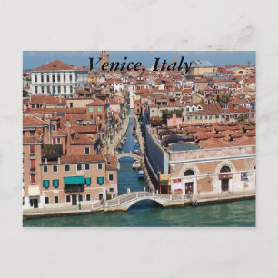 Venice, Italy, photography on a post card. Postcard