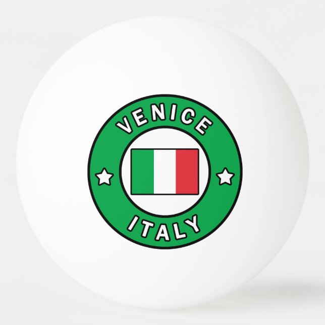 Venice Italy Ping Pong Ball (Front)