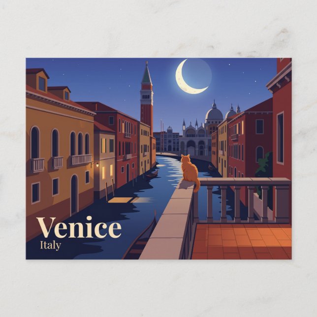 Venice Italy Postcard (Front)