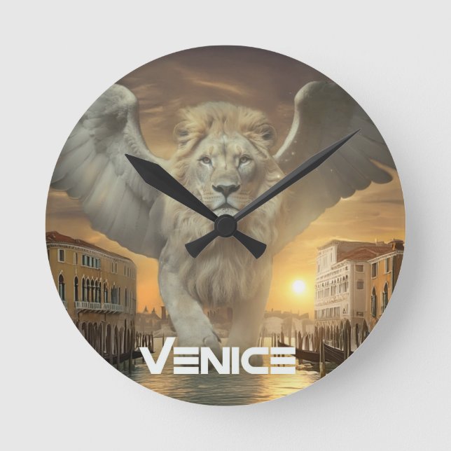 VENICE - ITALY ROUND CLOCK (Front)