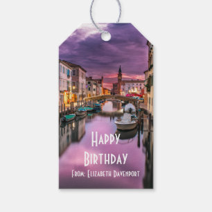Venice, Italy Scenic Canal & Venetian Architecture Gift Tags