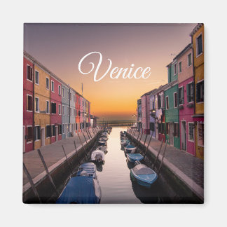 Venice Italy | Text Image Template Magnet