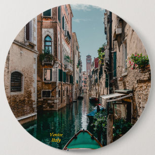 Venice Italy The Floating City 6 Cm Round Badge