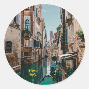 Venice Italy The Floating City Classic Round Sticker