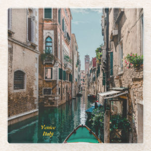 Venice Italy The Floating City Glass Coaster