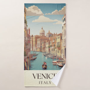 Venice Italy Travel Bath Towel