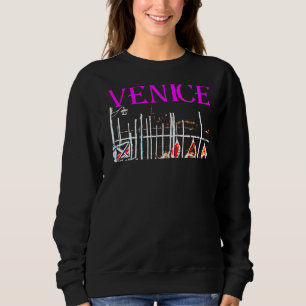 Venice Italy Travel Gondolas San Giorgio Maggiore Sweatshirt