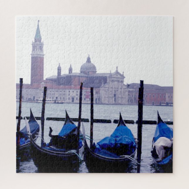 Venice Italy Travel Grand Canal Gondolas Jigsaw Puzzle (Vertical)