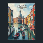 Venice Italy Travel Postcard<br><div class="desc">Send a message that stands out with this beautifully designed postcard. Perfect for travel memories, personal notes, thank-yous, or promotional mailers, each postcard features high-quality printing on durable cardstock. Whether you're capturing a scenic destination, showcasing custom artwork, or adding a personal touch to your correspondence, this postcard offers a stylish...</div>