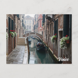 Venice Italy Travel Postcard