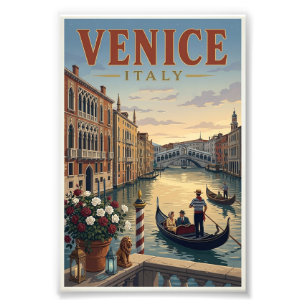 Venice Italy Travel Poster