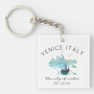 Venice Italy Vacation Souvenir Key Ring