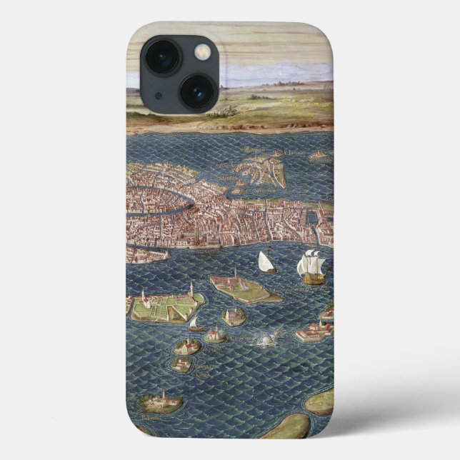 VENICE: MAP, 16TH CENTURY Case-Mate iPhone CASE (Back)