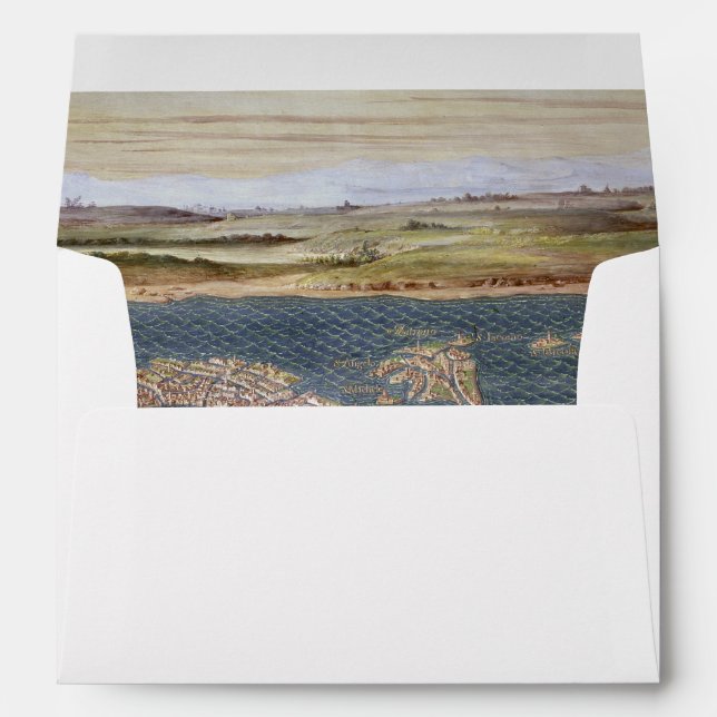 VENICE: MAP, 16TH CENTURY ENVELOPES (Back (Bottom))
