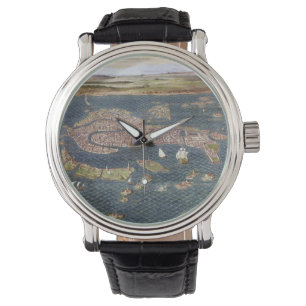 VENICE: MAP, 16TH CENTURY WATCH