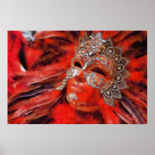 Venice mask poster
