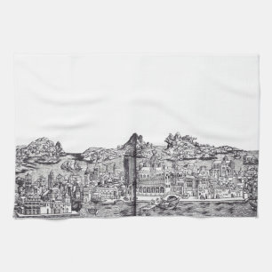 Venice medieval city in Italy Tea Towel