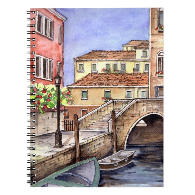 Venice - Pen & Wash Watercolor Notebook (Front)