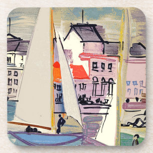 Venice Raoul Dufy Hard plastic coaster