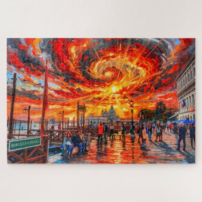 Venice Redux: Gallery Edition Solar Vortex Jigsaw Puzzle (Horizontal)