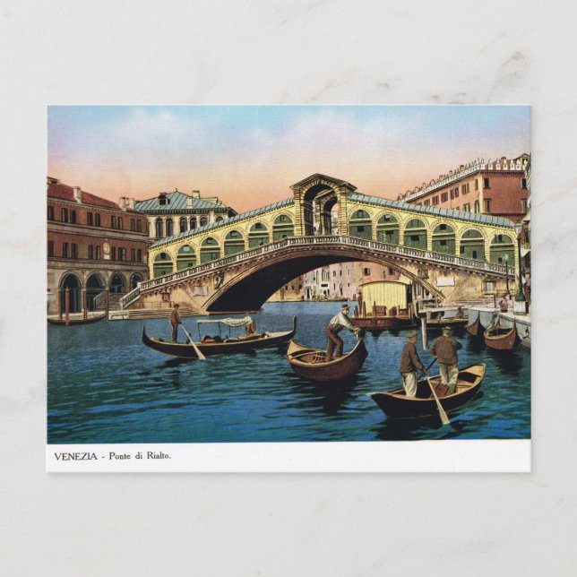 Venice, Replica Vintage Postcard 1910 (Front)