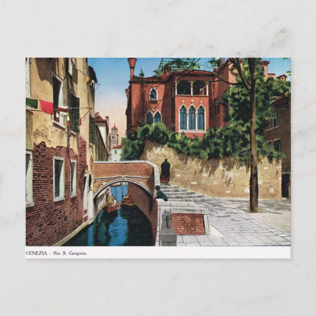 Venice, Replica Vintage Postcard 1910 (Front)