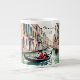 Venice, Rome, Gondola Ride in Venice, Venesia Large Coffee Mug